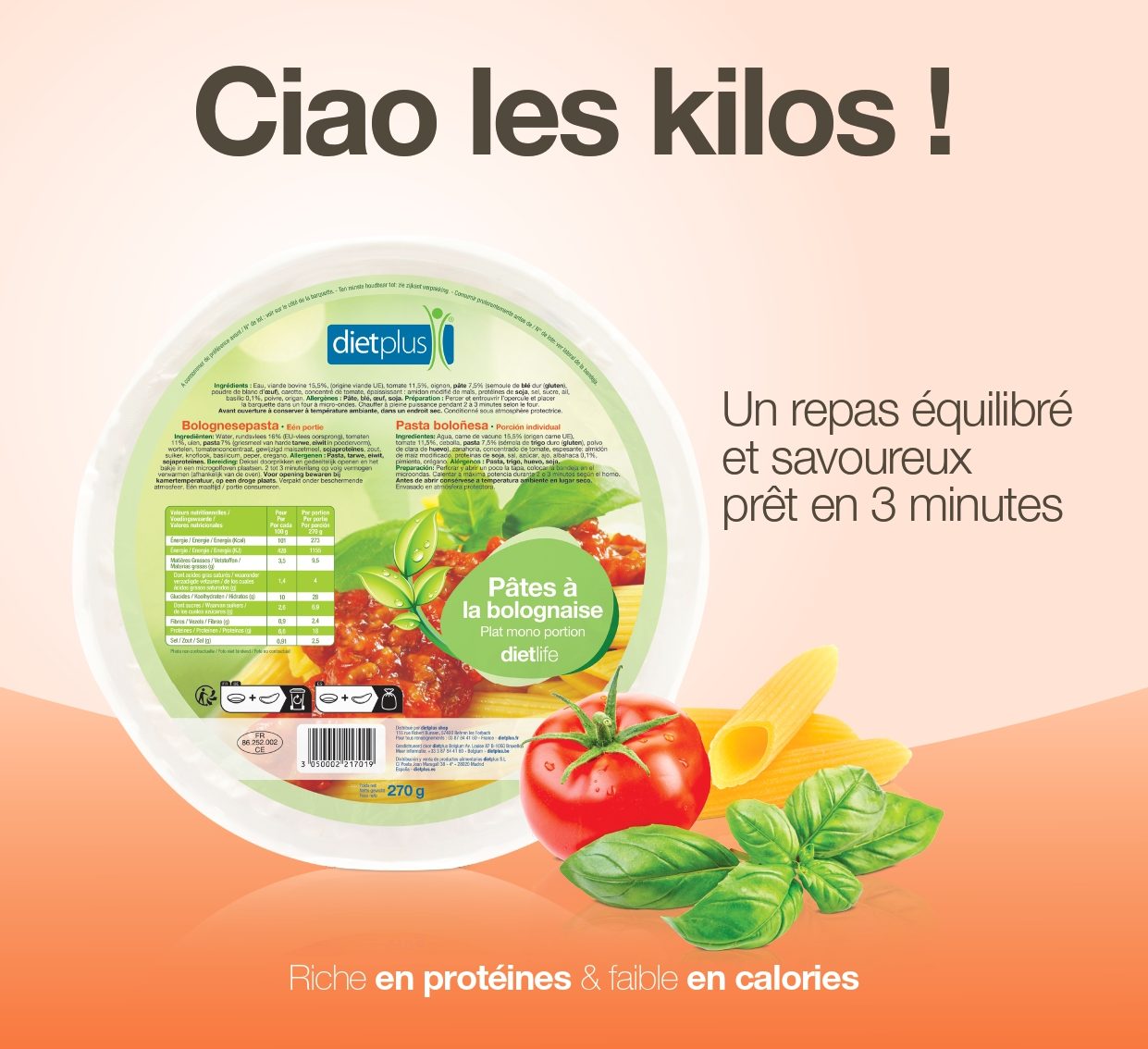 Pâtes à la bolognaise